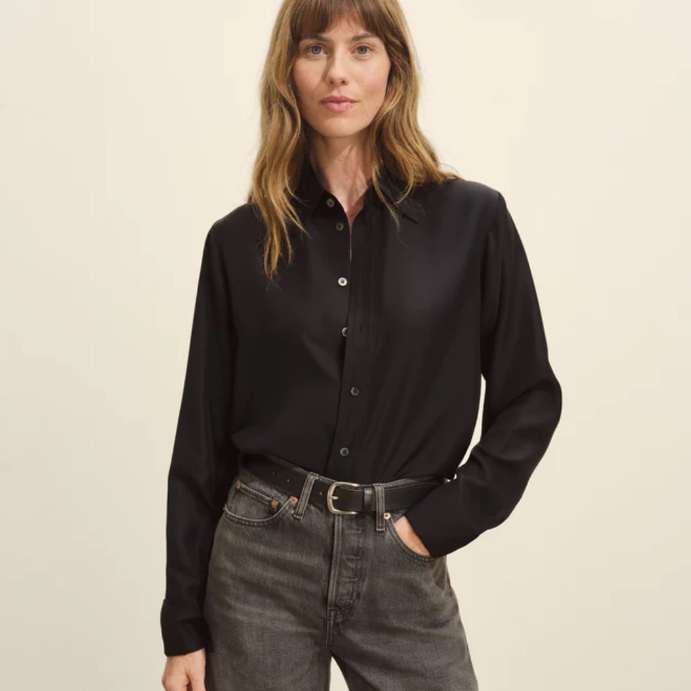 Buck Mason 100% silk Pacific shirt